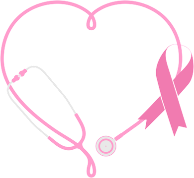 Breast Cancer Awareness Doctor Nurse Stethoscope Women's Sweatshirt