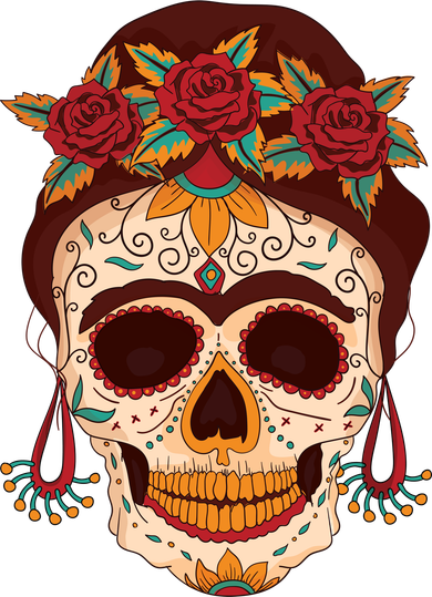 Day Of The Dead Female Magnet