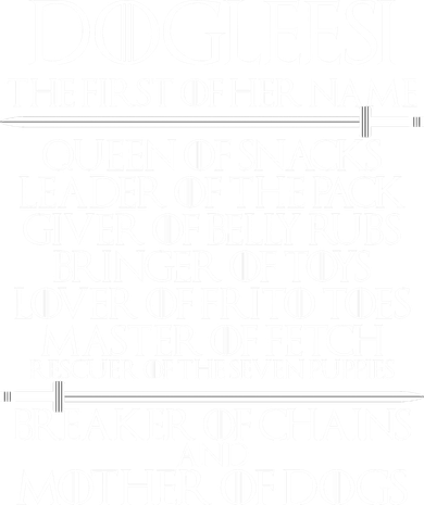 Dogleesi The First Of Her Name Mother Of Dogs Ornament