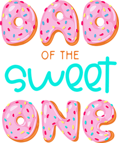 Dad Of Sweet One First Birthday Matching Family Donut Theme Beanie
