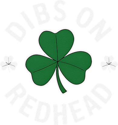 Dibs On The Redhead Shamrock St Patricks Day Tote Bag
