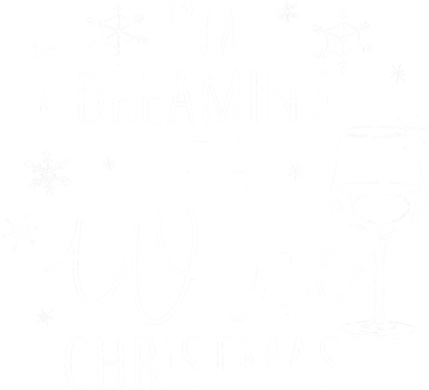 I'm Dreaming Of A Wine Christmas Kids Sweatshirt