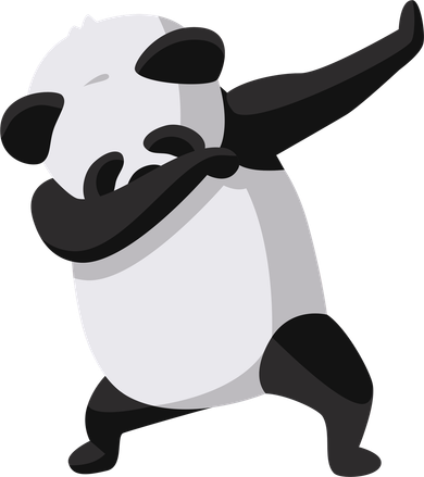 Dabbing Dab Panda Kids Hoodie