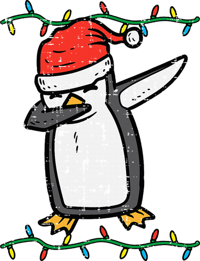 Dabbing Penguin Dab Xmas Christmas Women's Long Sleeve Shirt