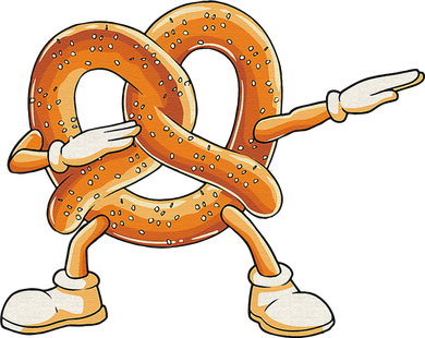 Dabbing Pretzel Dab Pretzel Dancing Pretzel Birthday Party Toddler Sweatshirt