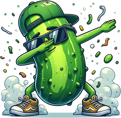 Dabbing Pickle Dancing Cucumber Lover Funny Sunglass Gift Women's Hoodie