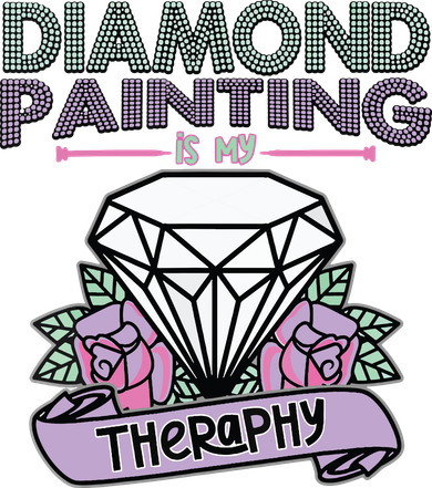 Diamond Painting Is My Therapy Diamond Painting Gifts Women's Hoodie