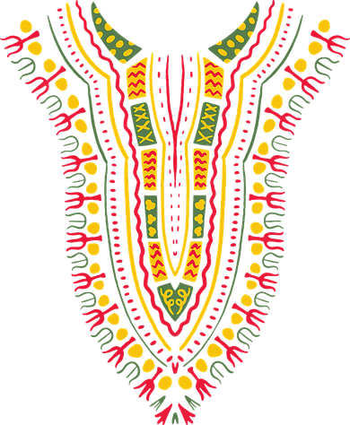 Dashiki Print Kente Ethnic African Pride Coaster
