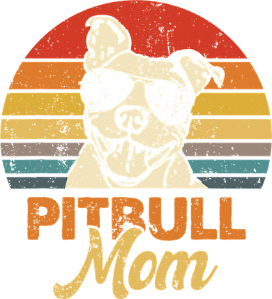 Dog Pitbull Mom Pittie Mom Funny Mother's Day Baby Bodysuit