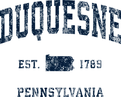 Duquesne Pennsylvania Pa Vintage Athletic Sports Design Bucket Hat