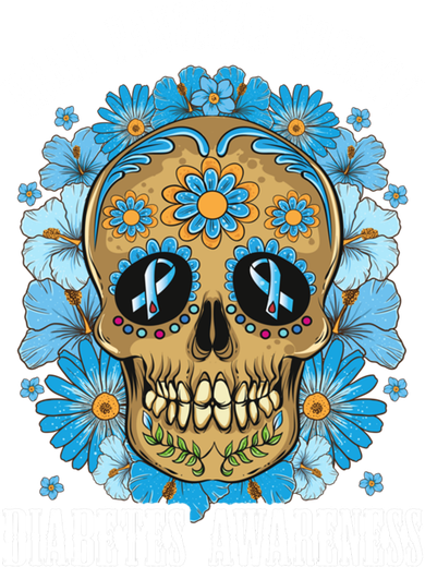 Dead Pancreas Society Funny Diabetes Awareness Sugar Skull Cool Gift Kids Sweatshirt