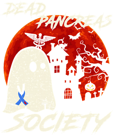 Dead Pancreas Society Ghost Diabetes Awareness Halloween Polo