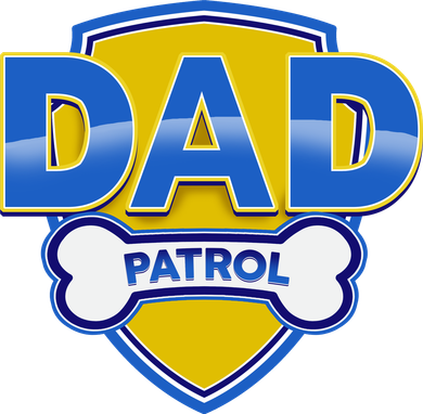 Funny Dad Patrol Dog Dad Button