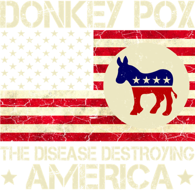 Donkey Pox The Disease Destroying America Funny Anti Biden Doggie Tank