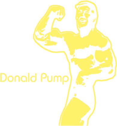 Donald Pump, Trump Muscle Funny Kids Sweatshirt