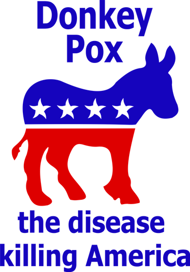 Donkey Pox The Disease Killing America Anti Liberal Toddler Hoodie