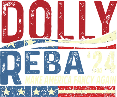 Dolly Reba 2024 Make America Fancy Again Flag Usa Tote Bag