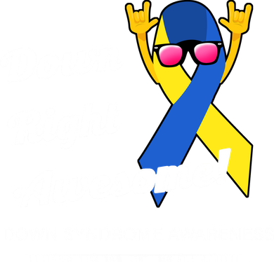 Down Right Awesome Down Syndrome Women's Long Sleeve Shirt