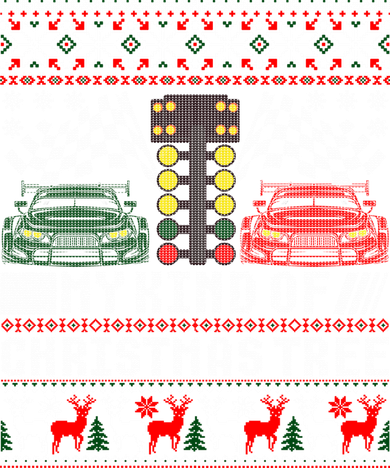 Drag Racing Christmas Tree Race Car Ugly Gift Toddler Hoodie