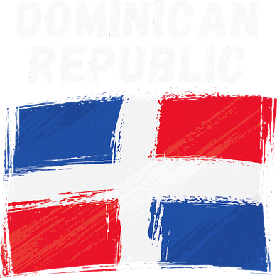 Dominican Republic Flag Retro Distressed Flag Tank Top