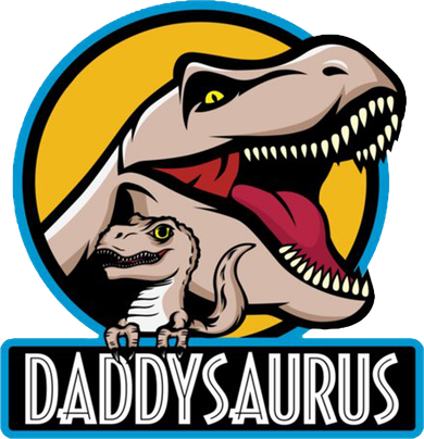 Daddysaurus Rex Fathers Day Doggie Tank
