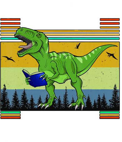 Dinosaurs Didn't Read Now They Are Extinct Funny Apron