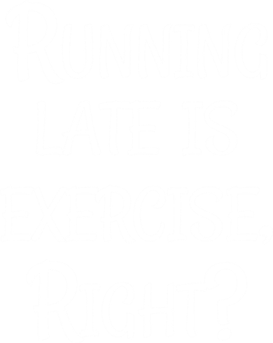 Does Running Late Count As Exercise Gift 7 Panel Mesh Trucker Snapback Hat