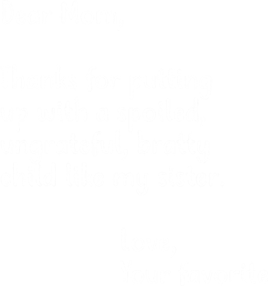 Funny Gift For Mothers Dear Mom (Sister) Ornament