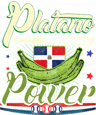 Dominican Republic Platano Power Baseball DR Flag Women's Tank Top