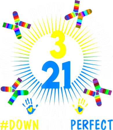 Down Right Perfect World Down Syndrome Awareness Day Socks Toddler T-Shirt