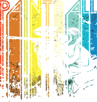 Distressed Retro Paintball For Gift Tumbler