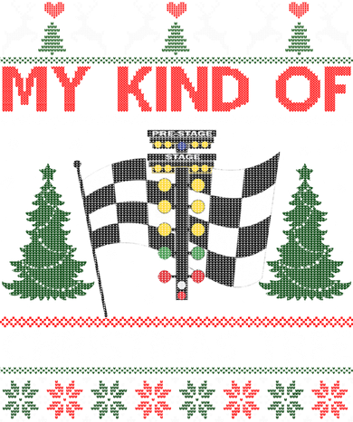 Drag Racers Racing Christmas Tree Ugly Xmas Sweater Gift Women's T-Shirt