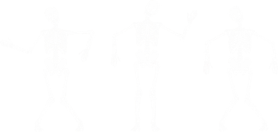 Dancing Skeletons Cute Halloween Toddler T-Shirt