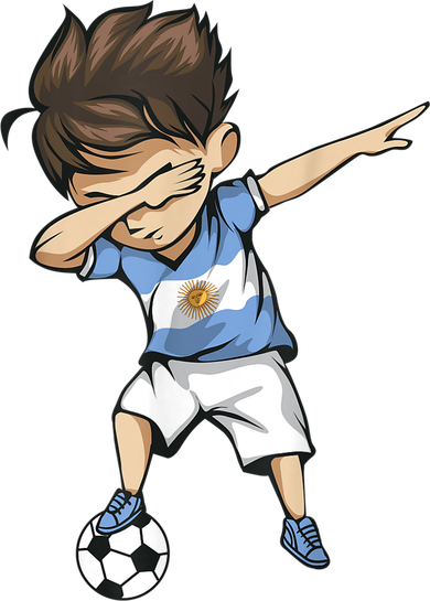 Dabbing Soccer Argentina Jersey Shirt - Argentinian Football Women's Tank Top