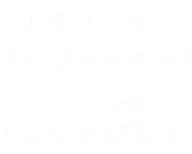 Don't Steal The Government Hates Competition Women's Dry Zone Grid Polo