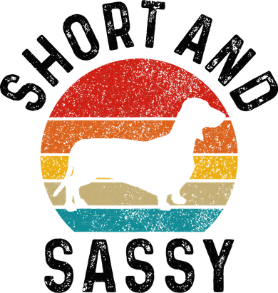 Dachshund Short & Sassy Wiener Dog Doxie Mom Funny Cute Gift Baby Bodysuit