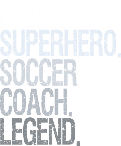 Dad Superhero Soccer Coach Legend Toddler T-Shirt