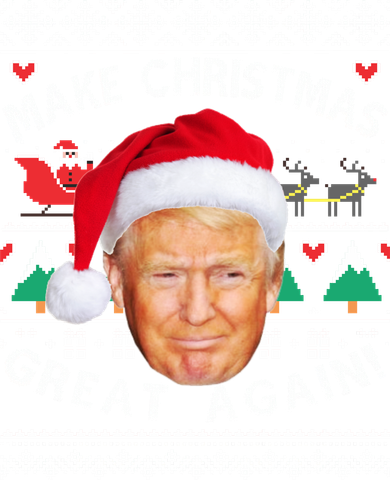 Donald Trump Christmas Polo