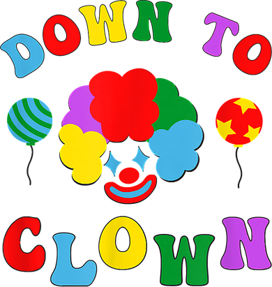 Down To Clown Clowncore Aesthetic Kids Long Sleeve Shirt