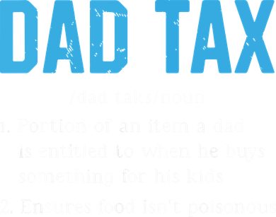 Dad Tax Funny Dad Tax Definition Fathers Day Coaster