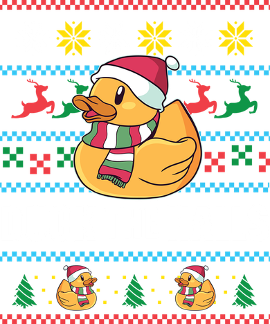 Duck The Halls Funny Ugly Christmas Sweater Meme Gift Cute Gift Hat