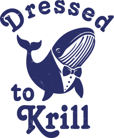 Dressed To Krill Funny Killer Whale Doggie Tank