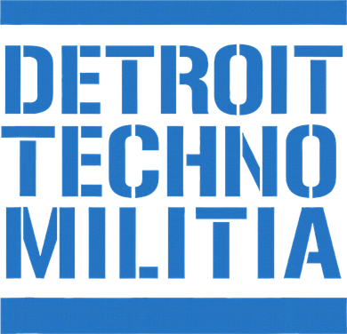 Detroit Techno Militia Blue Logo  Tumbler