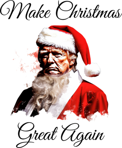 Donald Trump Make Christmas Great Again Christmas | Festive Holiday Women's T-Shirt