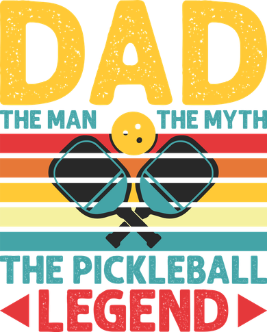 Dad The Man The Myth The Pickleball Legend Coaster