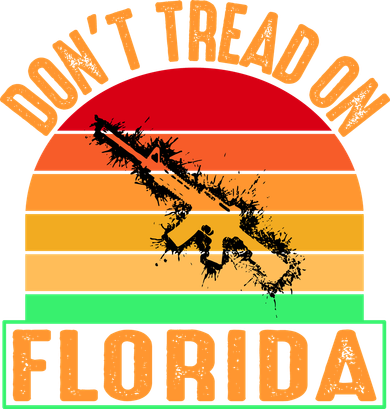 Don't Tread On Florida Vintage 2nd Amendment Women's Dry Zone Grid Polo