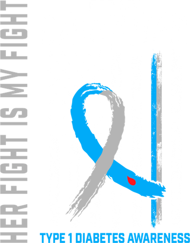 Daughter Type One Diabetes Awareness Ribbon American Flag Cute Gift Tumbler