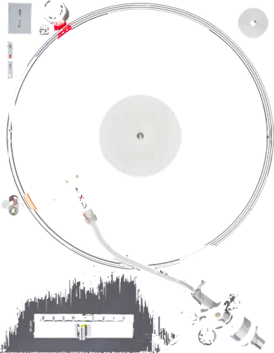Dj Turntable Playing Vinyl Record Photo Women's Dry Zone Grid Polo