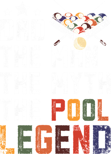 Dad The Pool Billiards Legend Gift For Father's Day Button