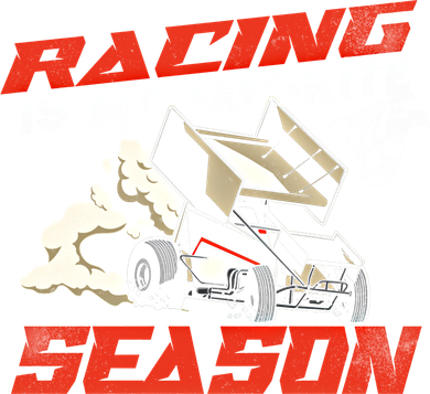 Dirt Track Racing Race Sprint Car Vintage Gift Apron